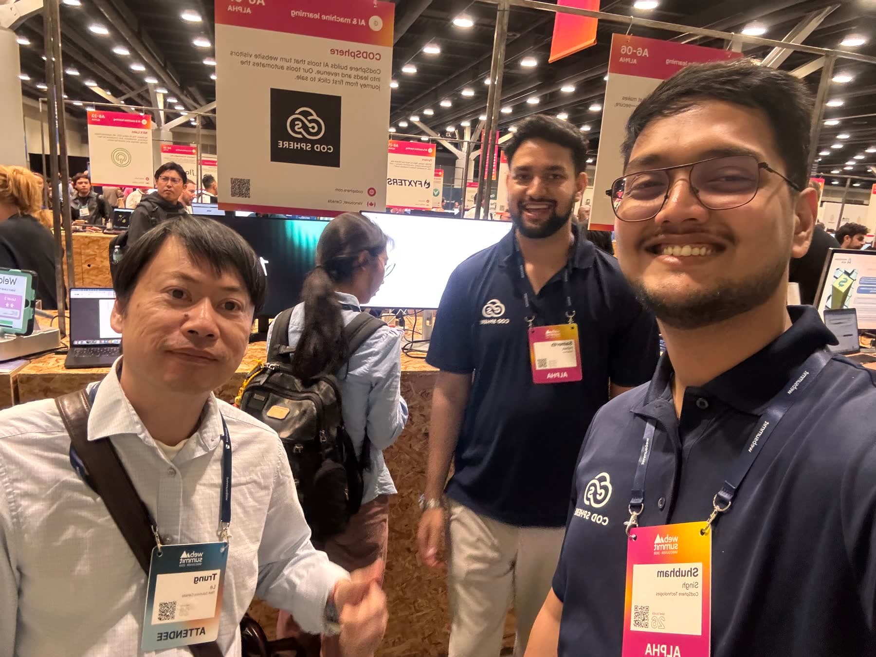 CodSphere demo at Web Summit