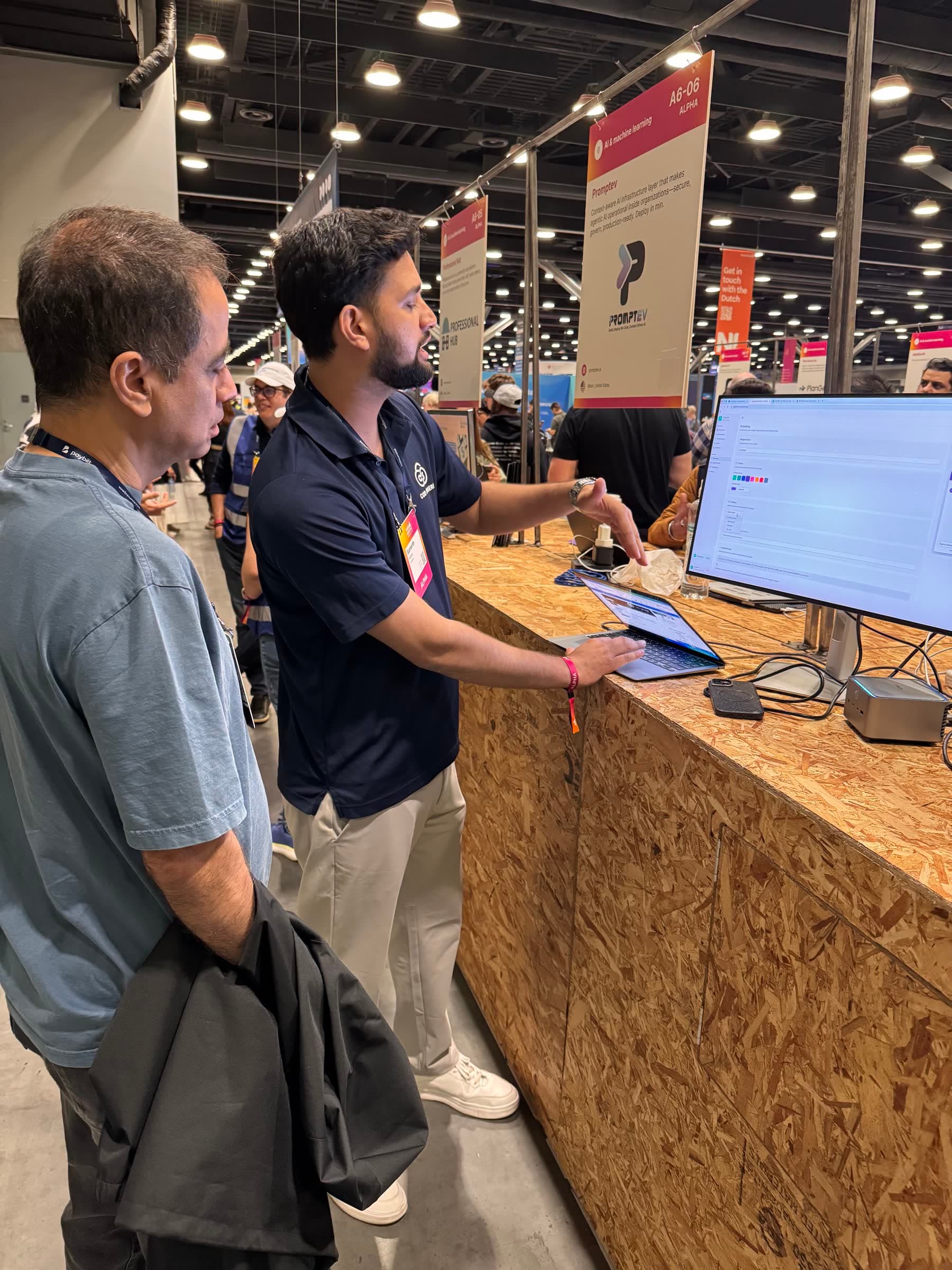 Live demo at Web Summit