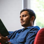 Ali Mustafa giving a review about CodSphere's web and mobile app development services